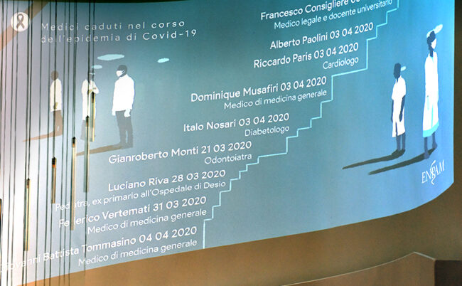 Consegna simbolica Fondo di solidariet‡ Covid-19 Banca díItal