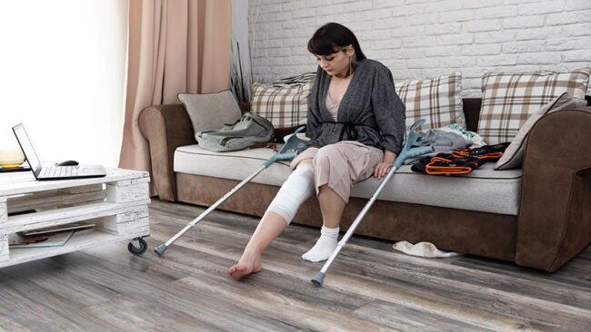 ACL post surgery at home