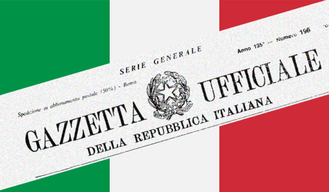 Italy Flag Vector Design Stock Illustration