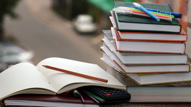 pen pencil study textbooks