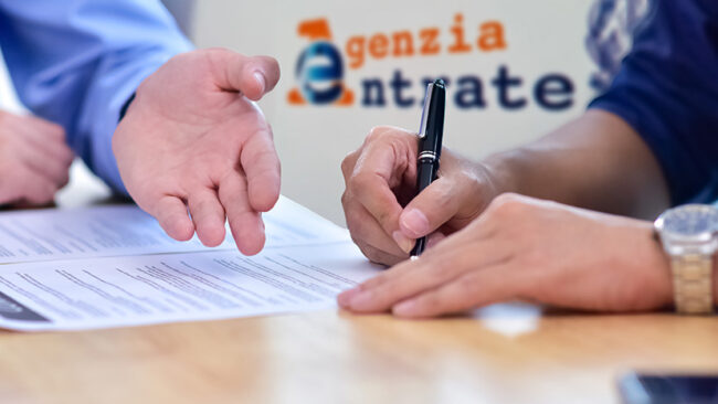 People signature contract on document  for buy house and investment