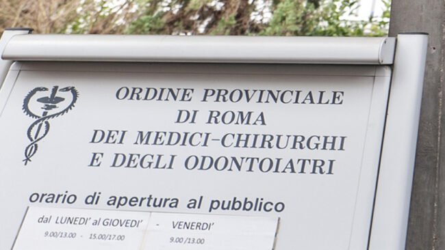 Sede Ordine dei Medici di Roma – Via Giovan Battista De Rossi 9
