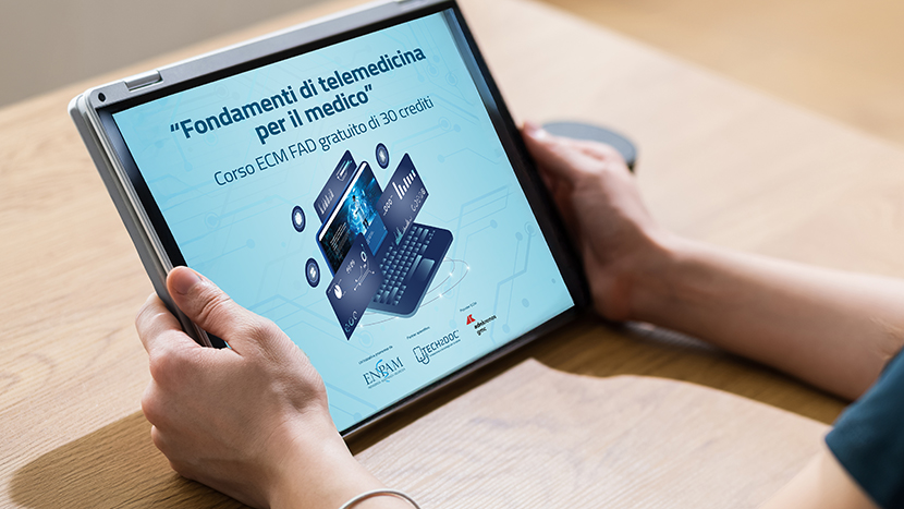 Reading Newspaper Article On Tablet