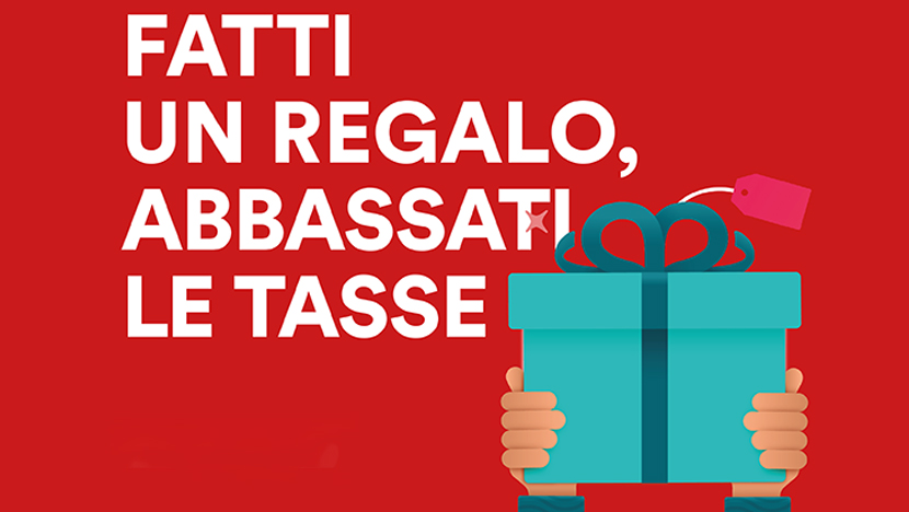 Fatti un regalo, abbassati le tasse entro fine anno. Scopri come fare