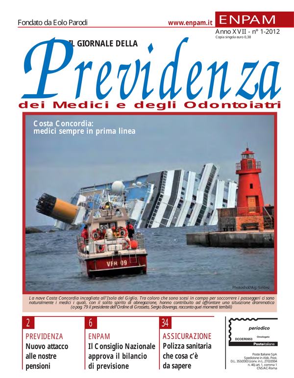 Copertina n. 1 (2012)