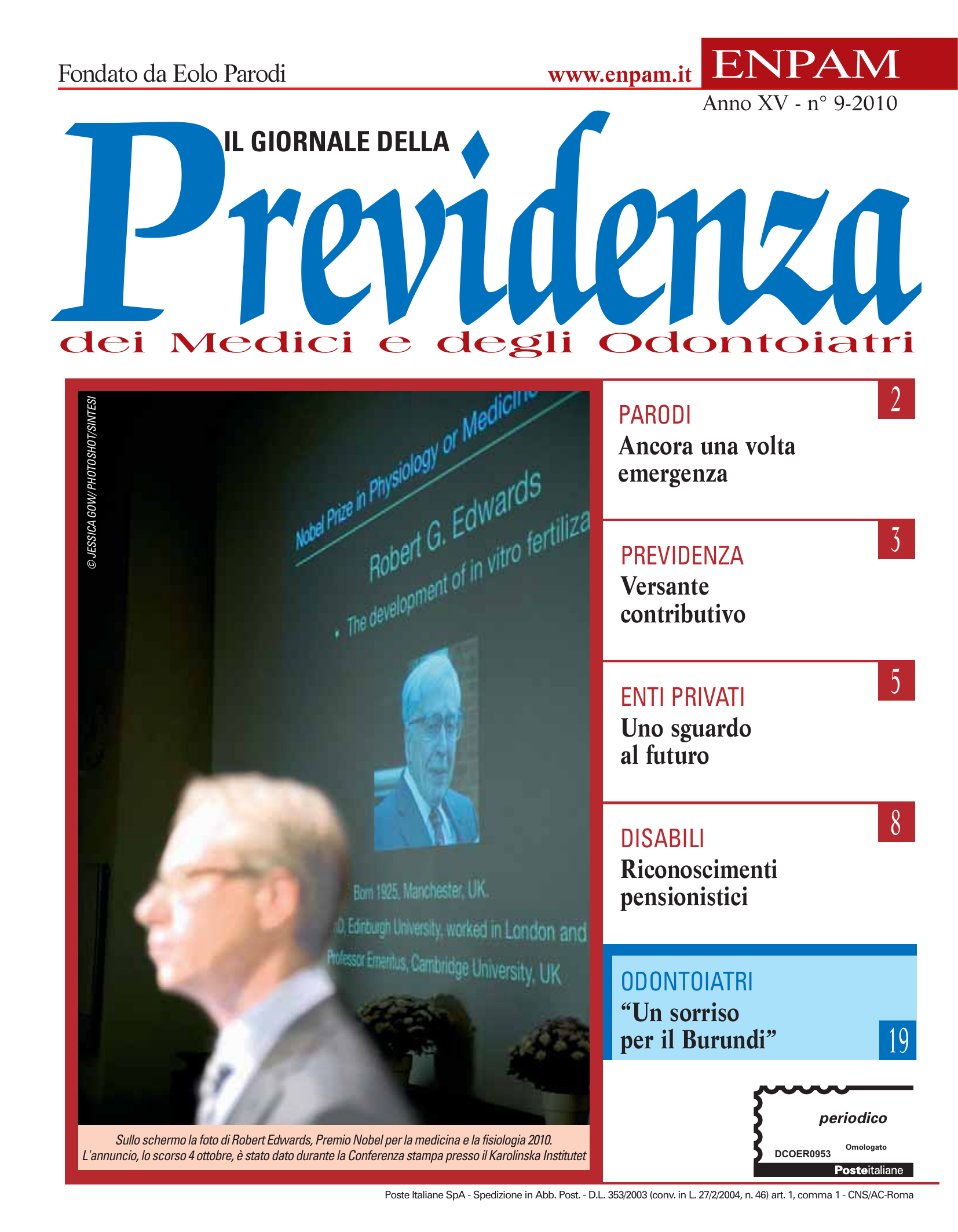 Copertina n. 9 (2010)