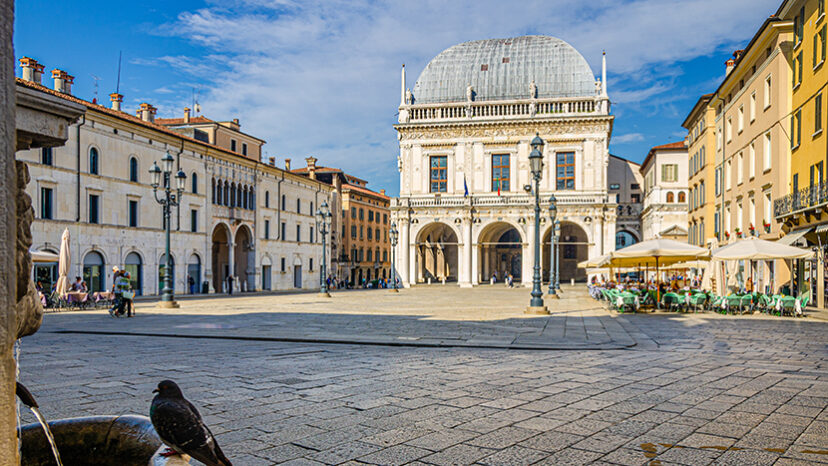 Brescia city historical centre