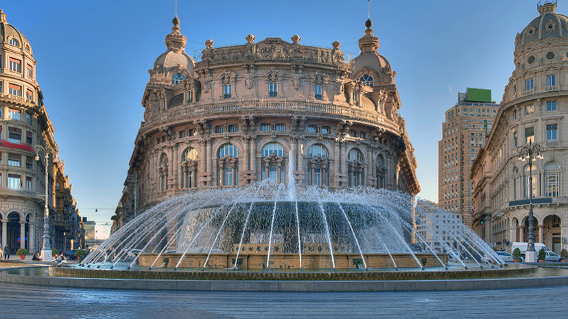 Piazza De Ferrari in Genoa