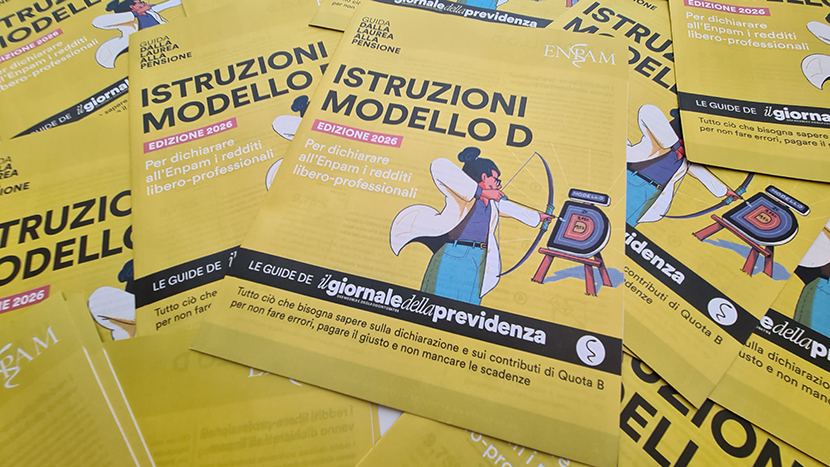 Il Consiglio di amministrazione dell’Enpam ha rinviato dal 31 luglio al 4 settembre il termine di presentazione del modello D 2026. Medici e odontoiatri hanno quindi un mese in più per compilare e presentare alla loro Cassa di previdenza la dichiarazione online sui redditi da attività libero-professionale conseguiti nel 2025.
È online sul sito del Giornale della previdenza la versione aggiornata della guida ‘Istruzioni modello D’, allegata anche al numero 3/2026 della rivista. La pubblicazione di 12 pagine contiene tutte le informazioni utili sulla dichiarazione dei redditi libero-professionali, che medici e dentisti devono compilare entro il 31 luglio, direttamente dalla propria area del sito Enpam.it.