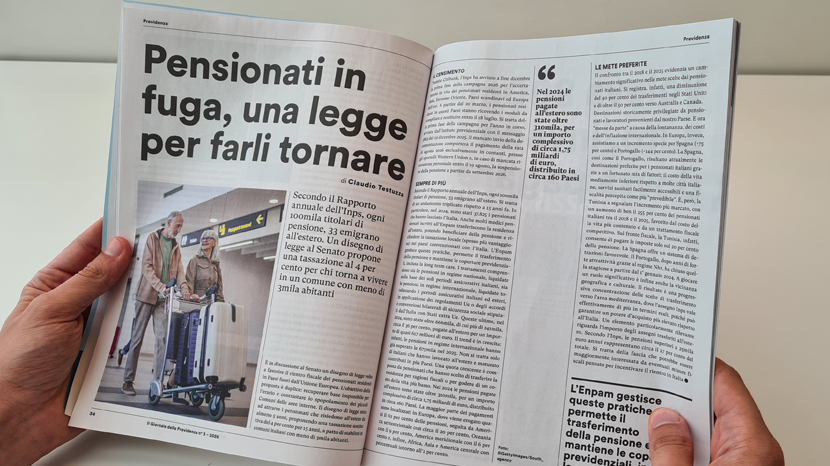 Online il Giornale della Previdenza 3/2026